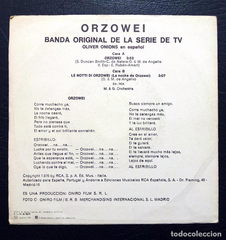 Single Orzowei Banda Original De La Serie De Vendido En Venta Directa