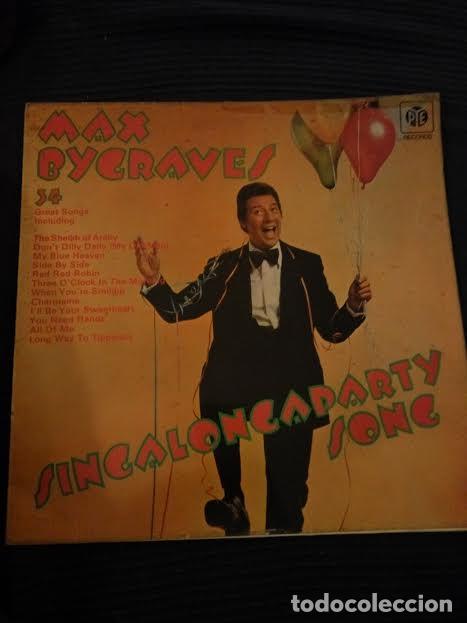Discos de vinilo: MAX BYGRAVES, SINGALONGAPARTY SONG - Foto 1