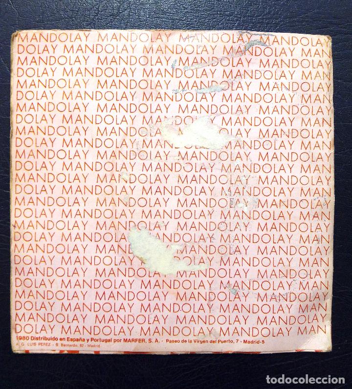 Discos de vinilo: SINGLE LA FLAVOUR - MANDOLAY - MARFER 1980. - Foto 2