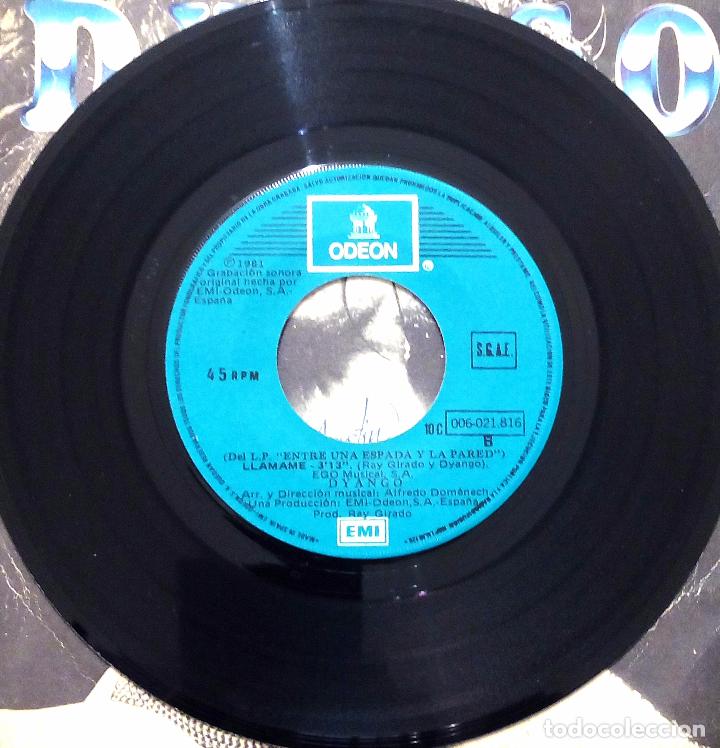 Discos de vinilo: SINGLE DYANGO - SI LA VIERAS CON MIS OJOS - EMI.ODEON 1981. - Foto 4