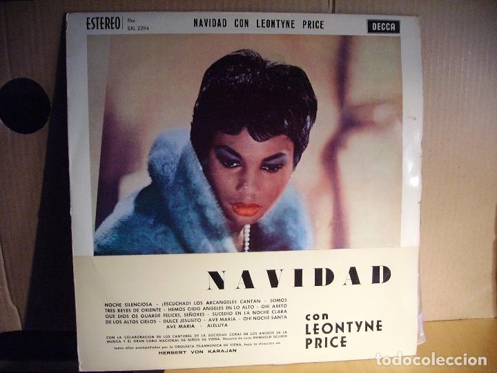 Discos de vinilo: LEONTYNE PRICE ---- NAVIDAD - Foto 1