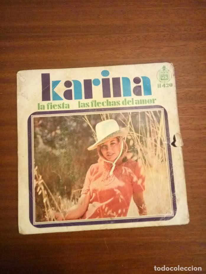 Discos de vinilo: KARINA, LA FIESTA, LAS FLECHAS DEL AMOR - Foto 1