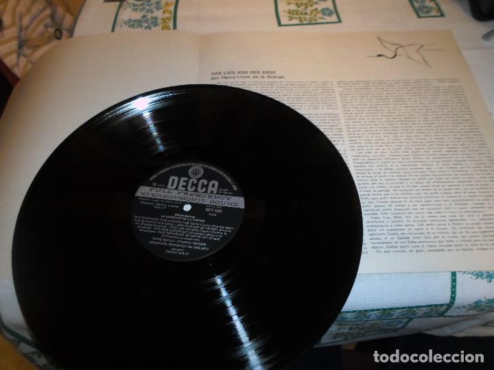 Discos de vinilo: MAHLER LA CANCION DE LA TIERRA CON LIBRETO - Foto 2