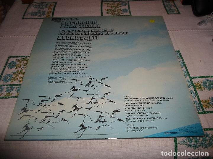 Discos de vinilo: MAHLER LA CANCION DE LA TIERRA CON LIBRETO - Foto 3