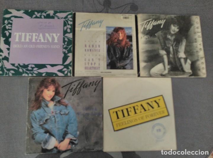 Discos de vinilo: TIFFANY 5 SINGLES - Foto 1