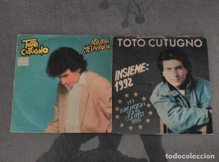 Discos de vinilo: TOTO CUTUGNO 2 SINGLES - Foto 1