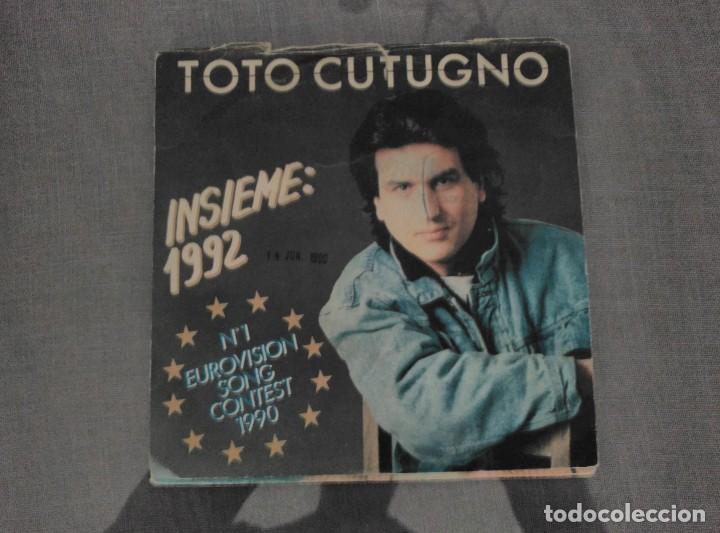 Discos de vinilo: TOTO CUTUGNO 2 SINGLES - Foto 3