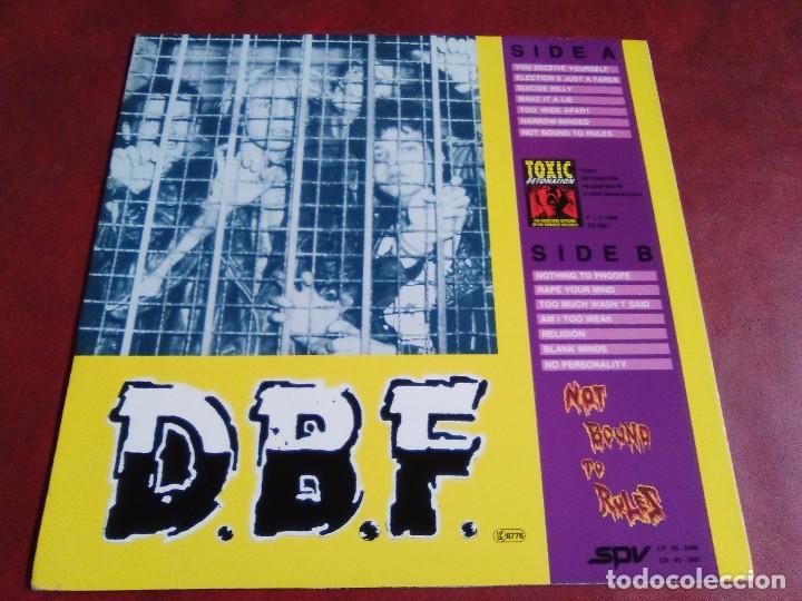 Discos de vinilo: D.B.F. not Bound To Rules Hardcore Punk - Foto 2