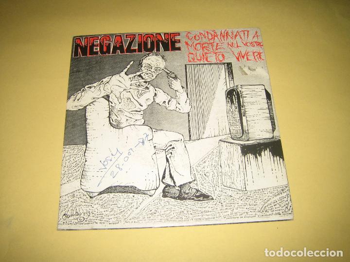 Discos de vinilo: NEGAZIONE - ED. ITALIANA - 33RPM 6 CANCIONES - AUTO PRODUCIDO