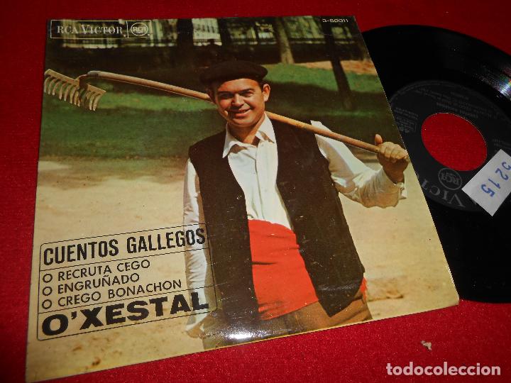 Discos de vinilo: O'XESTAL Cuentos Gallegos.O recruta cego/O engru&ntilde;ado/O crego bonachon EP 1967 RCA GALIZA EX