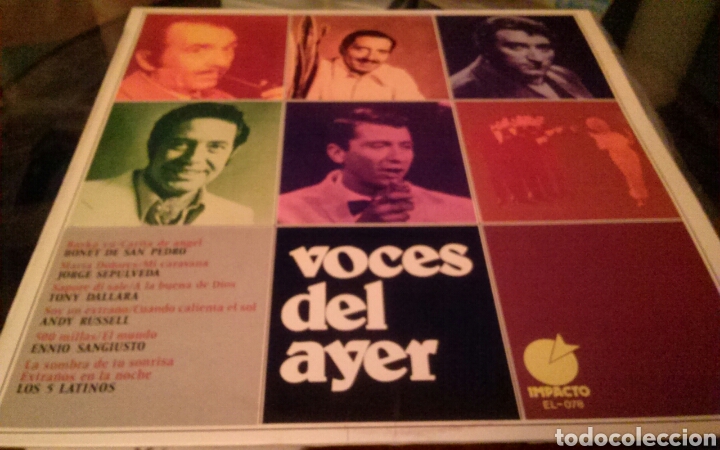Discos de vinilo: Lp vinilo voces del ayer - Foto 1