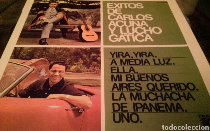 Discos de vinilo: Lp vinilo exitos de carlos acu&ntilde;a - Foto 1