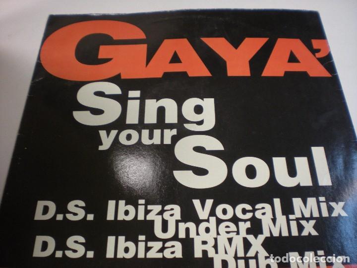 Discos de vinilo: GAYA. SING YOUR SOUL - Foto 1