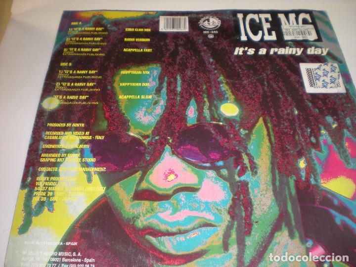 Discos de vinilo: ICE MC. IT&acute;S A RAINY DAY - Foto 2