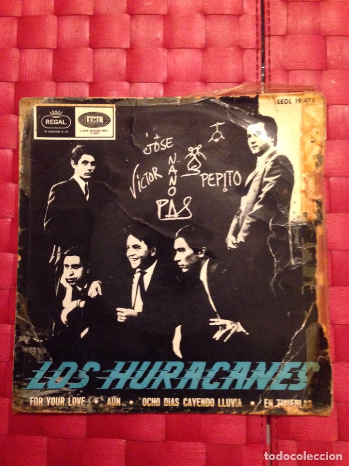 Discos de vinilo: Single &rdquo;LOS HURACANES&rdquo; - Foto 1