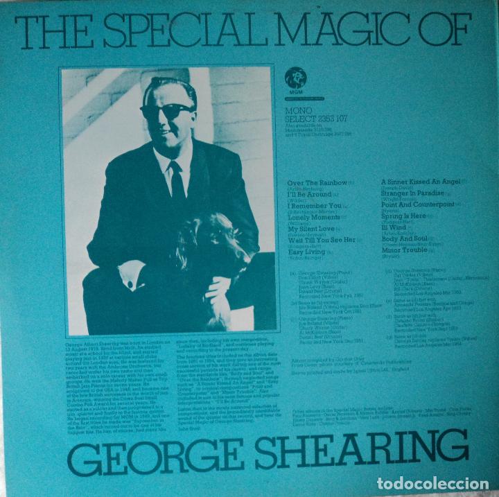 Discos de vinilo: George Shearing - The Special Magic - Edici&oacute;n de England - Foto 2