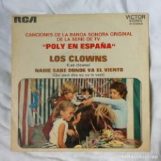 Discos de vinilo: LOS CLOWNS POLY EN ESPAÑA NADIE SABE DONDE VA EL AIRE VINILO SINGLE 1972