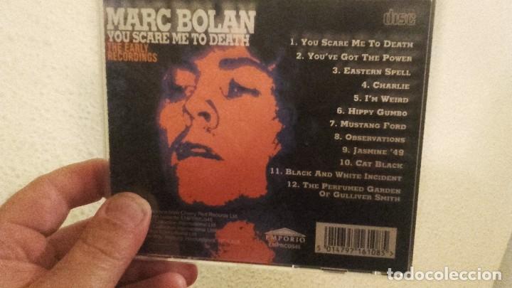Discos de vinilo: Marc Bolan, You Scare Me To Death, CD - Foto 2