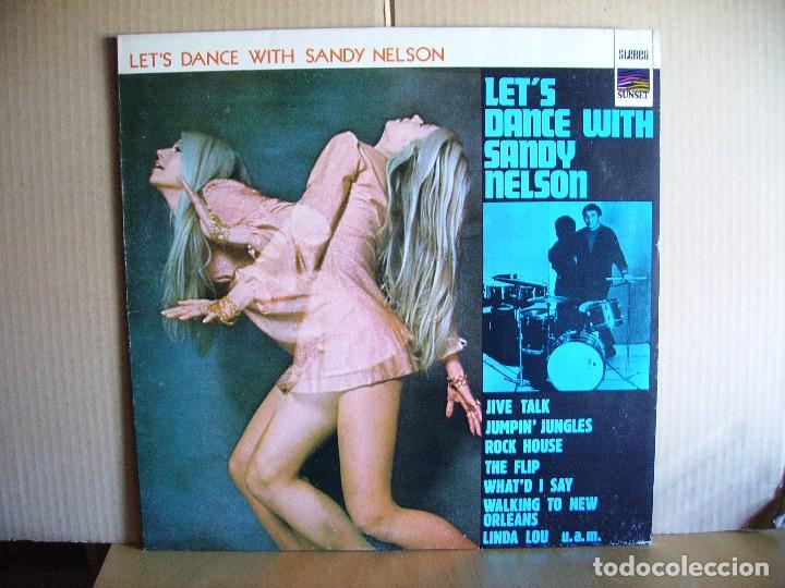 Discos de vinilo: SANDY NELSON ---- LET&acute;S DANCE WITH - Foto 1
