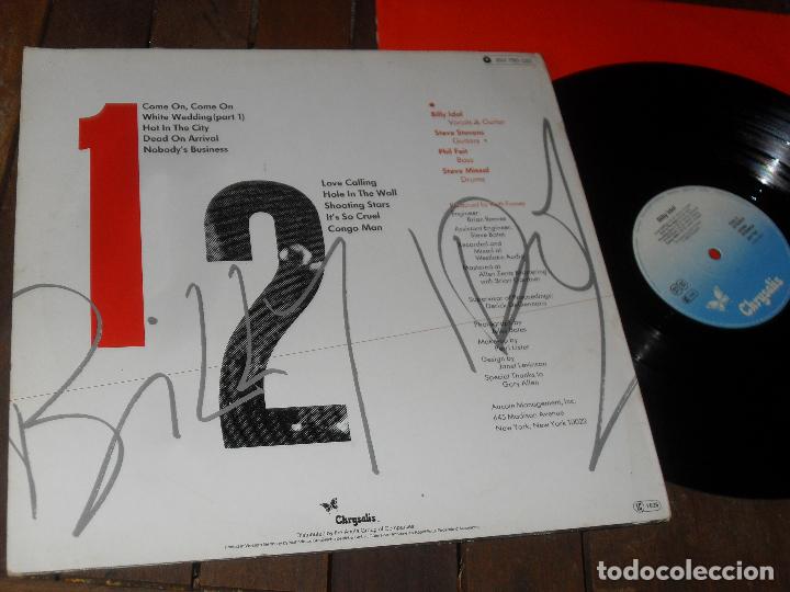 Discos de vinilo: BILLY IDOL LP BILLY IDOL MADE IN GERMANY 1982 - Foto 2
