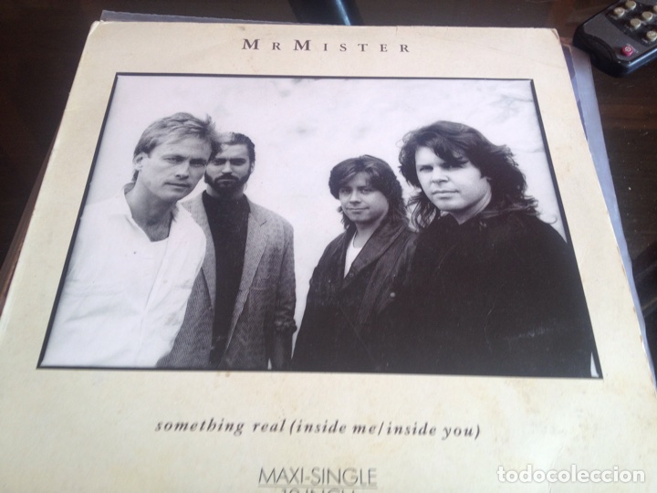 Discos de vinilo: Maxi vinilo Mr Mister - something real - Foto 1