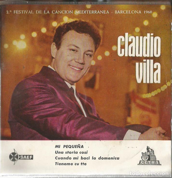 Discos de vinilo: EP CLAUDIO VILLA : MI PEQUE&Ntilde;A - Foto 1