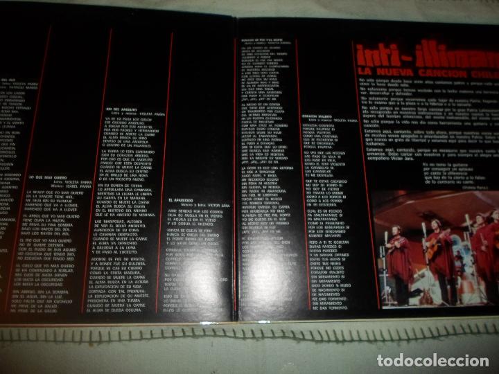 Discos de vinilo: INTI-ILLIMANI // LA NUEVA CANCION CHILENA - Foto 3