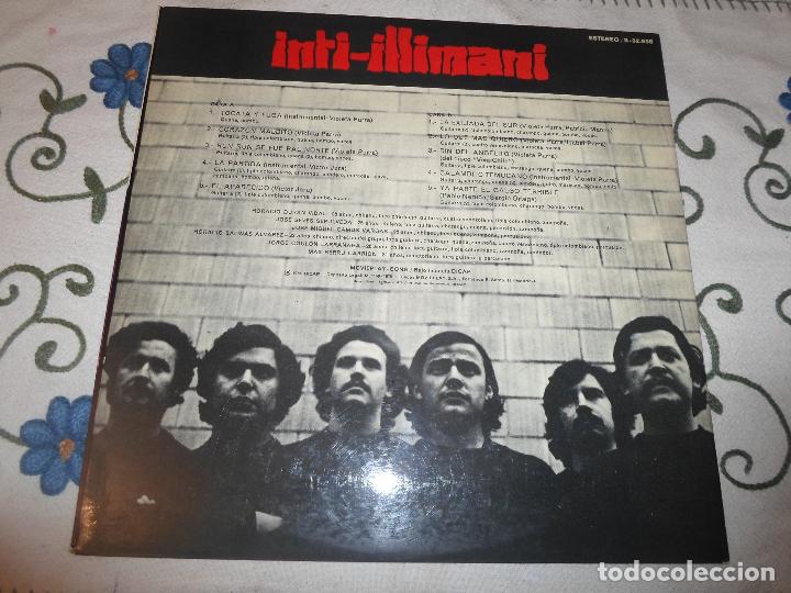 Discos de vinilo: INTI-ILLIMANI // LA NUEVA CANCION CHILENA - Foto 4