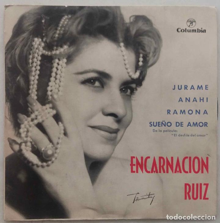 Discos de vinilo: ENCARNACION RUIZ.-JURAME.EP - Foto 1