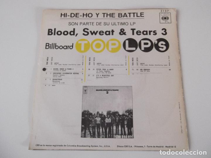 Discos de vinilo: BLOOD SWEAT & TEARS - HI - DE - HO - Foto 2