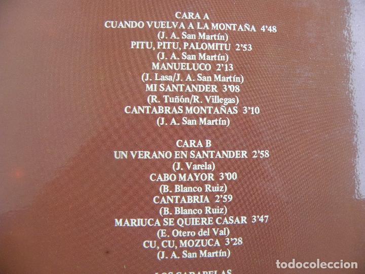 Discos de vinilo: LOS CARABELAS -A CANTABRIA LP 1978 - Foto 2