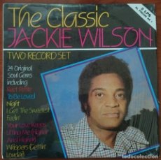 Discos de vinilo: JACKIE WILSON: THE CLASSIC JACKIE WILSON, 2XLP SANNI RECORDS SR 20008, SPAIN, 1987. M/NM. UNPLAYED.. Lote 64078719