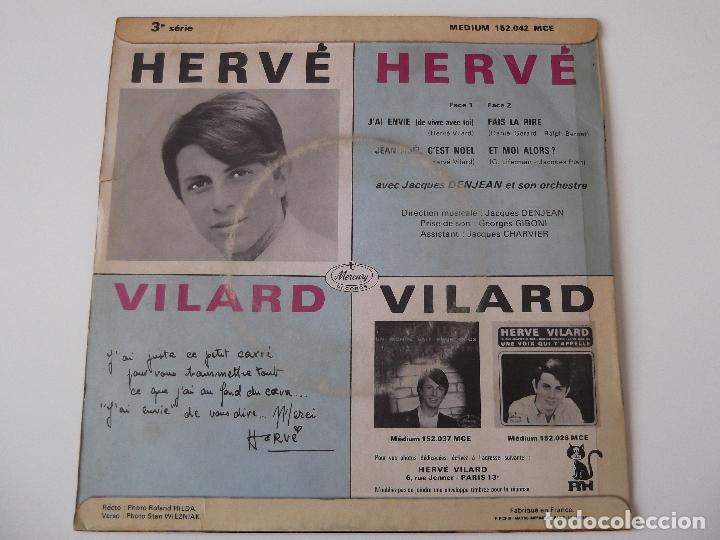 Discos de vinilo: HERVE VILARD - Jai envie - Foto 2