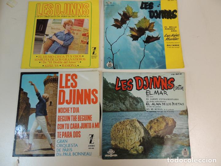 Dischi in vinile: Lote 4  discos single vinilo les djinns orquesta paul bonneau - hispavox zafiro muy buen estado!