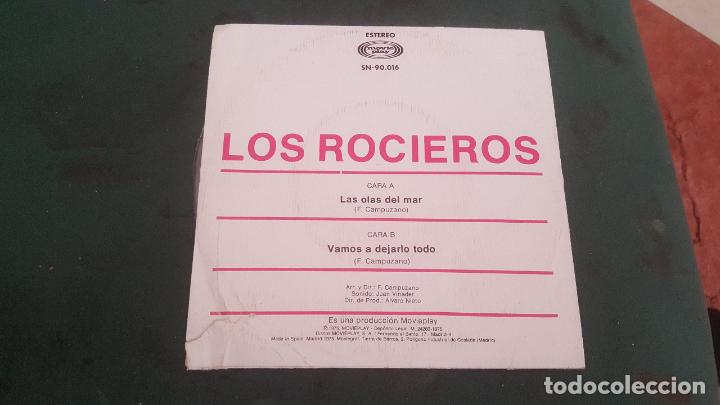 Discos de vinilo: LOS ROCIEROS. LAS OLAS DEL MAR - Foto 2