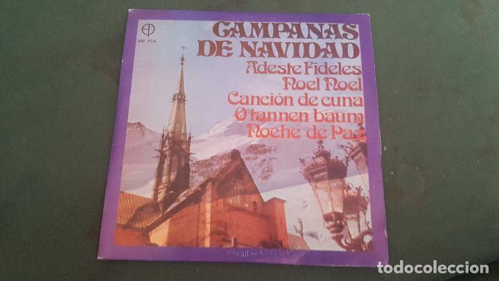 Discos de vinilo: CAMPANAS DE NAVIDAD. ADESTE FIDELES,...1978 - Foto 2