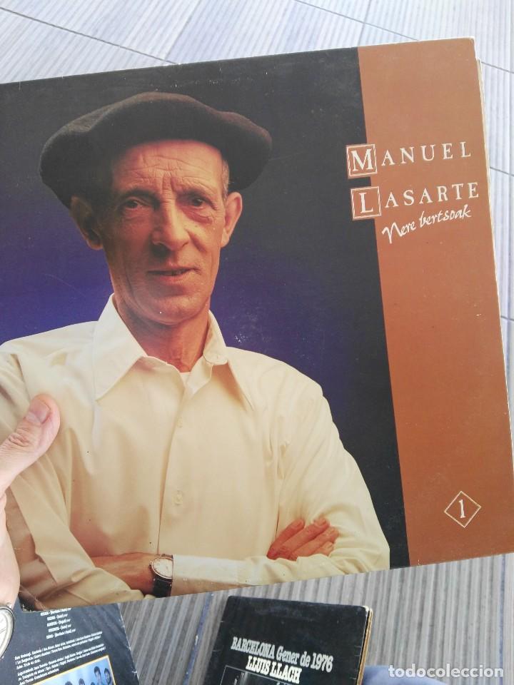 Discos de vinilo: Lp Manuel lasarte Nere bertsoak - Foto 1