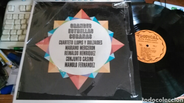 Vinyl records: Grandes estrellas cubanas lp.u.s.a.