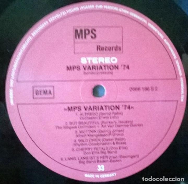 Discos de vinilo: VVAA. MPS-Variation 74. MPS, Germany 1974 LP + doble cubierta - Foto 4