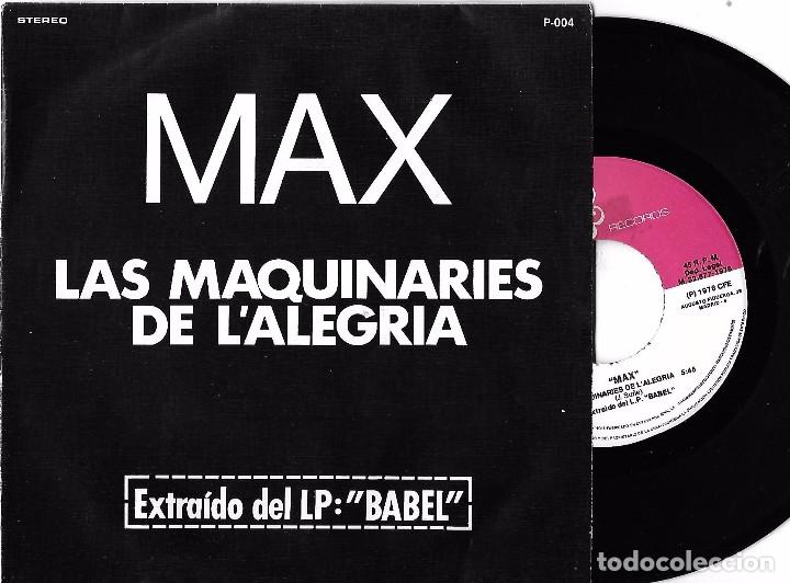 Dischi in vinile: MAX (SU&Ntilde;&Eacute;) - ICEBERG / TAPIMAN: LES MAQUINARIES DE L&acute;ALEGRIA