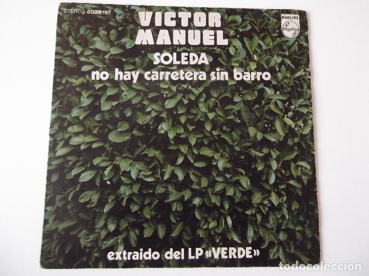 Discos de vinilo: VICTOR MANUEL - Soleda - Foto 1
