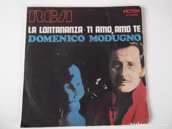 Discos de vinilo: DOMENICO MODUGNO - La lontananza - Foto 1