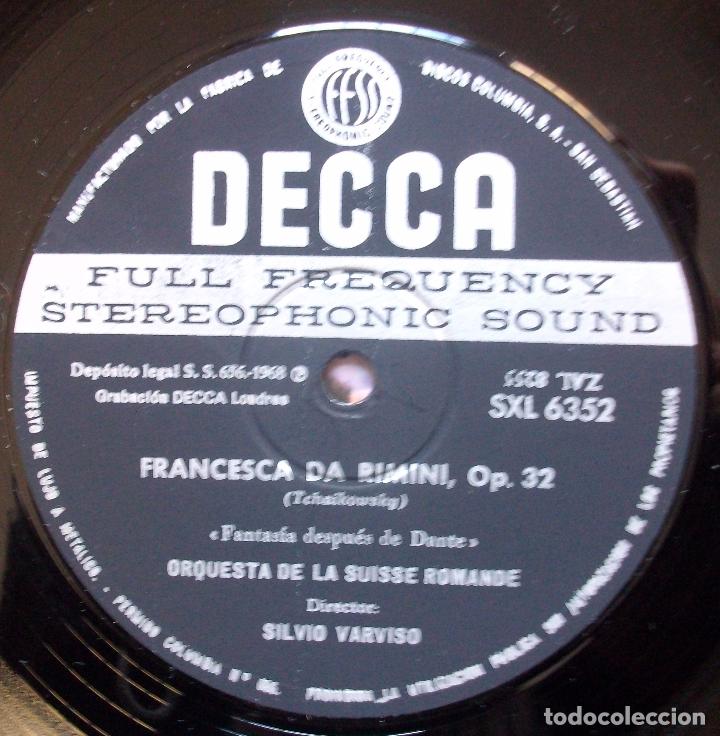 Discos de vinilo: SXL 6352 - Borodin / Tchaikovsky - Silvio Varviso - Impecable! - Foto 3