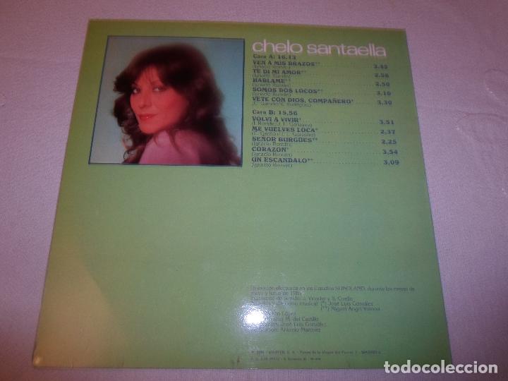 Discos de vinilo: CHELO SANTAELLA - VEN A MIS BRAZOS - Foto 2