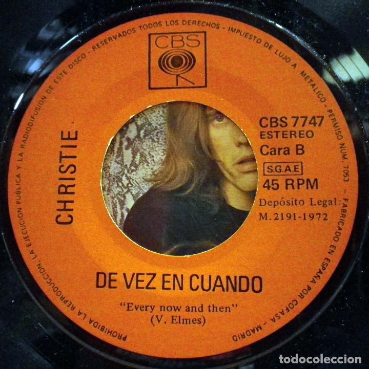 Discos de vinilo: Christie - Caballo de hierro - De vez en cuando. - Foto 4