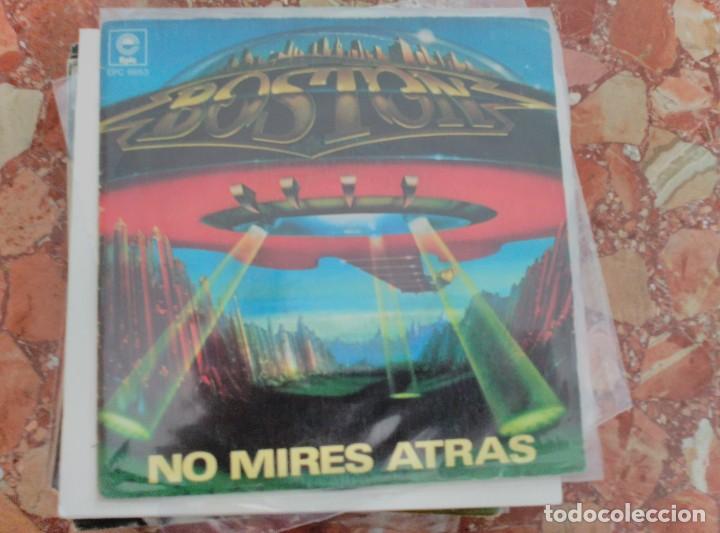 Discos de vinilo: BOSTON NO MIRES ATR&Aacute;S SINGLE SPAIN - Foto 1