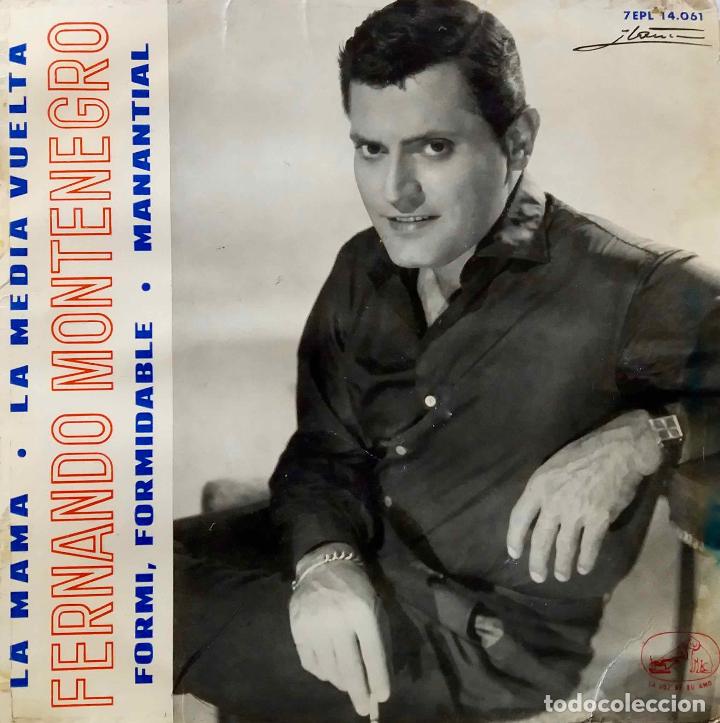 Discos de vinilo: FERNANDO MONTENEGRO, LA MAMA + 3 CANCIONES. EP - Foto 1