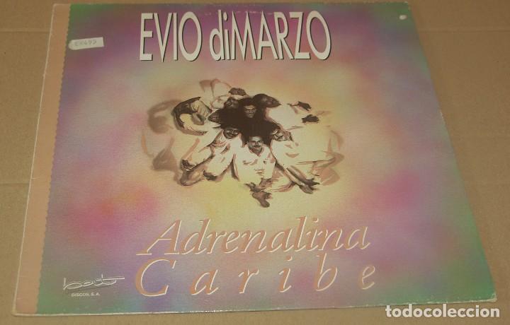 Discos de vinil: EVIO DIMARZO - ADRENALINA CARIBE - HISPAVOX 1990
