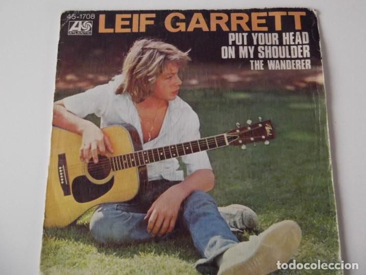 Discos de vinilo: LEIF GARRETT - Put your head on my shoulder - Foto 1
