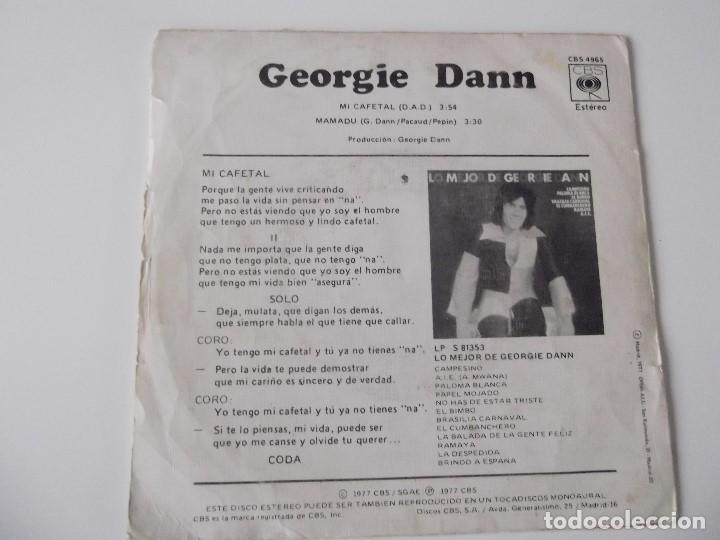 Discos de vinilo: GEORGIE DANN - Mi cafetal - Foto 2